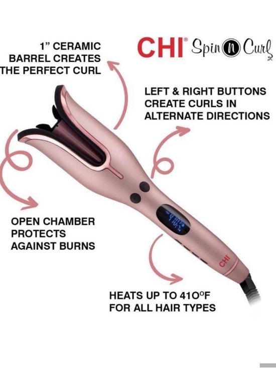 CHI Rose Gold spin & curl main image 5
